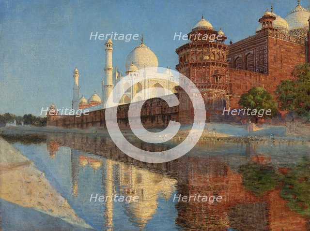 The Taj Mahal. Evening. Artist: Vereshchagin, Vasili Vasilyevich (1842-1904)