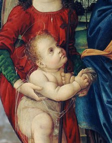 Madonna and Child with Saint John the Baptist and two angels, between 1470 and 1530. Creator: Masaccio Tommaso.