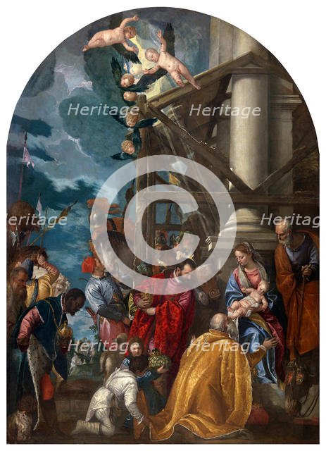 The Adoration of the Magi. Creator: Veronese, Paolo (1528-1588).