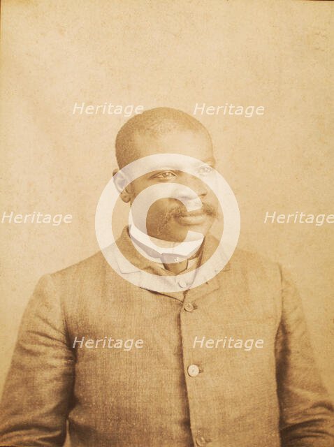 Studio portrait of a man, c1880-c1889. Creator: G Everett.