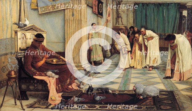 The Favourites of the Emperor Honorius, 1883. Artist: Waterhouse, John William (1849-1917)