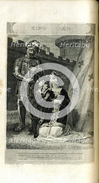 King John by William Shakespeare. Performed at Covent Garden on Saturday 20th April 1811. Artist: Neagle (1765-1822)