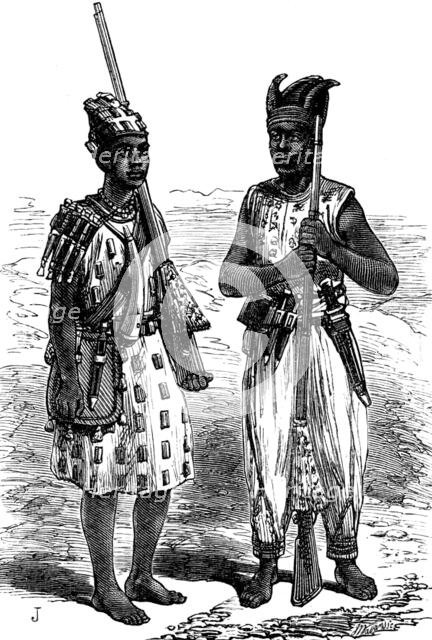 The Gold Coast and Ashantee War: Fantee soldiers, 1873. Creator: Unknown.