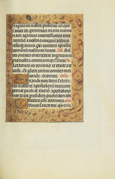 Decorated Text Page; Spinola Hours, about 1510-1520. Creator: Unknown.