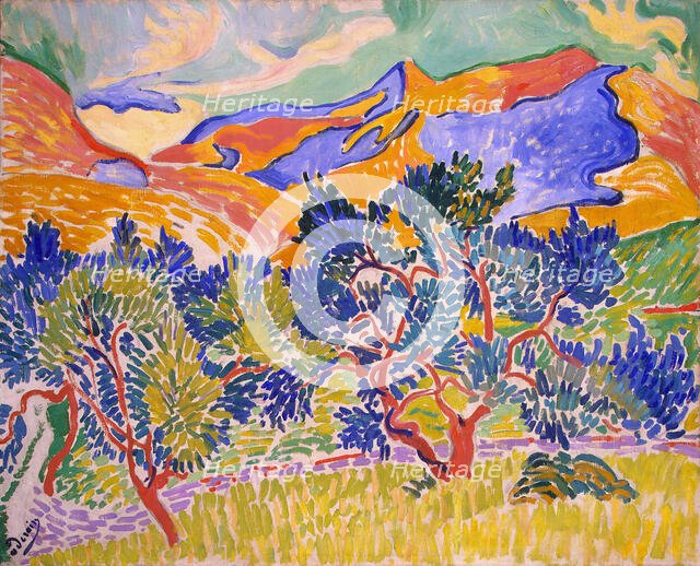 Mountains at Collioure, 1905. Creator: Andre Derain.