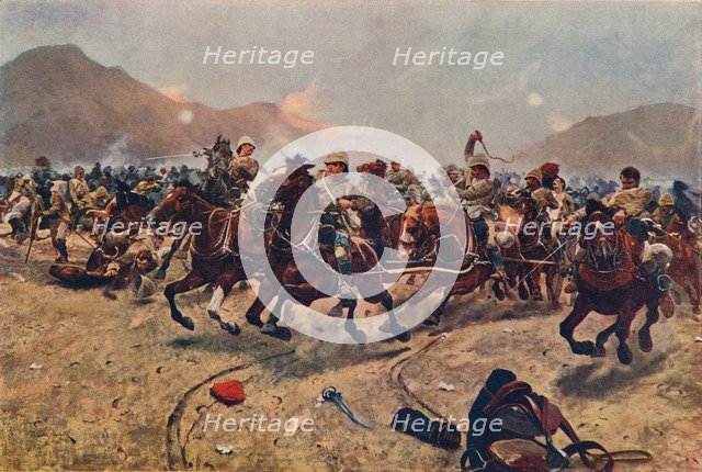 'Maiwand: Saving the Guns,' 1883 (1906). Artist: Unknown.