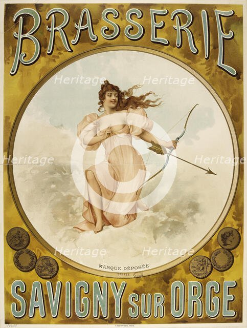 Brasserie, Savigny sur Orge, ca 1896. Creator: Anonymous.