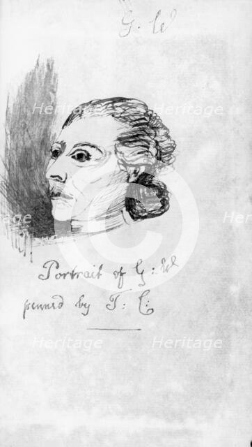 Portrait of Gilbert White, (1740s?). Creator: Thomas Chapman.