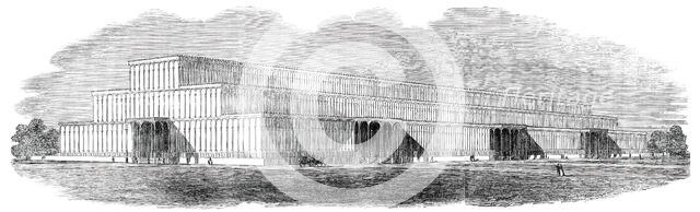Design by Joseph Paxton, F.L.S., for a Building for the Great Exhibition of 1851, 1850. Creator: Unknown.