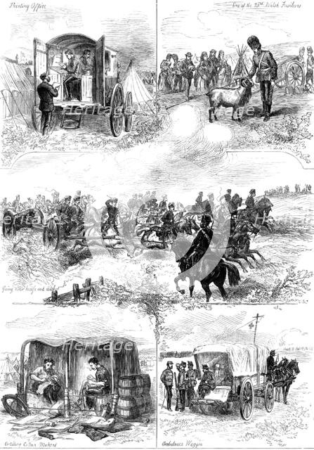 The Autumn Manoeuvres on Dartmoor, 1873. Creator: Unknown.