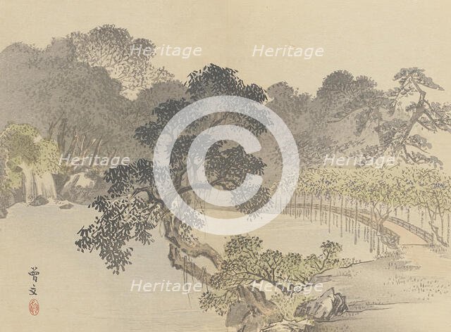 Twenty-Five Views of the Capital (image 8 of 29), Late 19th century. Creator: Morikawa Sobun.