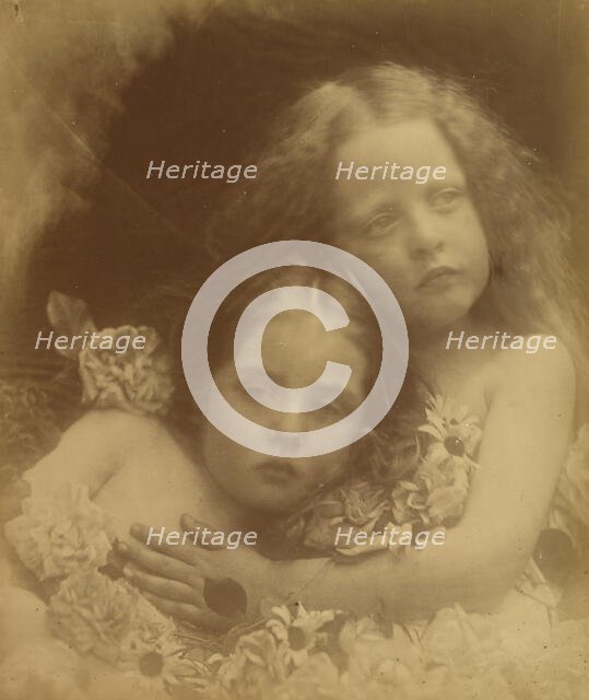 English Blossoms, 1873. Creator: Julia Margaret Cameron.