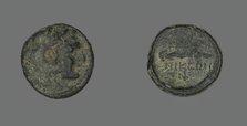 Coin Depicting the Hero Herakles, about 168 BCE. Creator: Unknown.