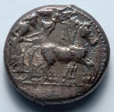 Tetradrachm: Quadriga (obverse), 485-478 BC. Creator: Unknown.