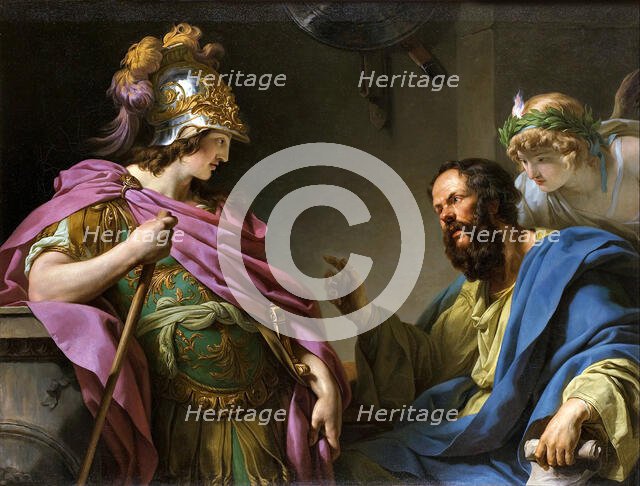Alcibades Being Taught By Socrates , 1776. Creator: Vincent, François André (1746-1816).
