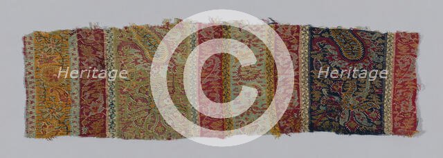 Fragment (From a shawl), Iran, 1800/50. Creator: Unknown.