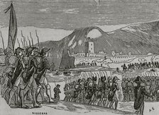 Loss of Rosas, War of Roussillon, (1793-1795), 1851. Creator: Unknown.