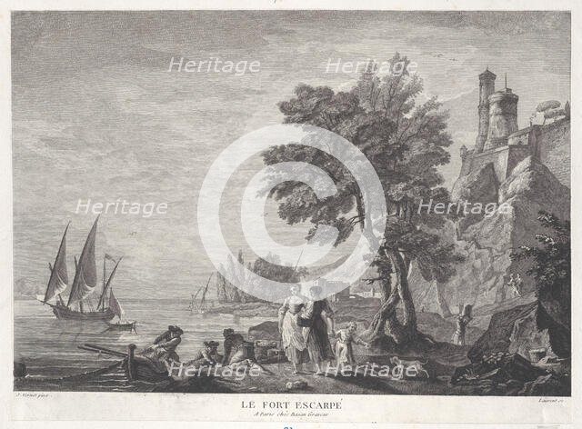 The Steep Fort, ca. 1750-1800. Creator: Pierre Francois Laurent.