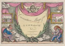 Title Page, The Caricature Magazine by G. M. Woodward, Vol. 4, 1809., 1809. Creator: Thomas Rowlandson.