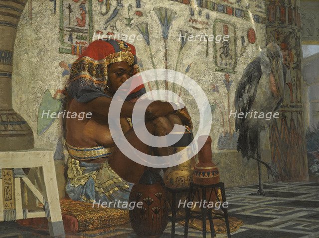 Egyptian Girl. Artist: Polenov, Vasili Dmitrievich (1844-1927)