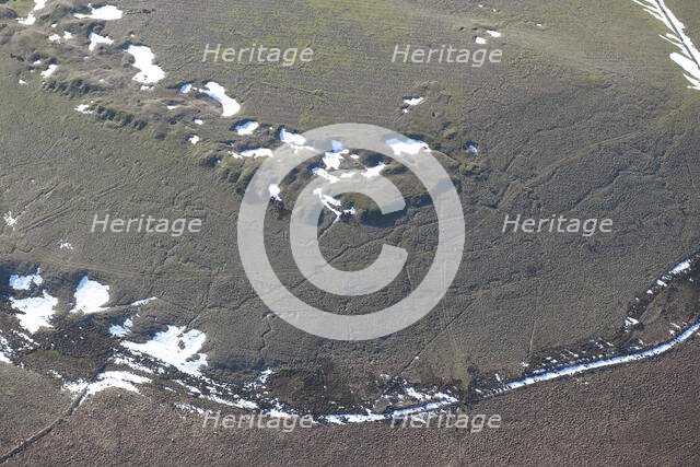 Practice trenches, Redmires First World War Training Area, Hallam Moors, Sheffield, 2015. Creator: Historic England.