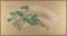 Various Plants and Grass, late 19th century. Creator: Shibata Zeshin.