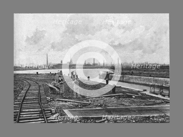 Preston, from the West, c1900 . Artist: Arthur Winter.