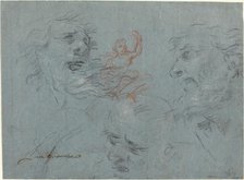 Study of Heads [recto]. Creator: Unknown.