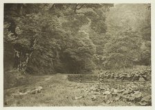 A Quiet Nook in Beresford Dale, 1880s. Creator: Peter Henry Emerson.