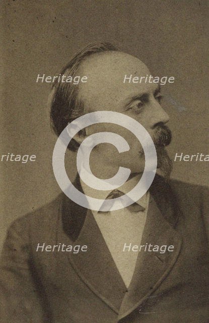 Portrait of the composer Hans von Bülow (1830-1894), c. 1875. Creator: Luckhardt, Fritz (1843-1894).
