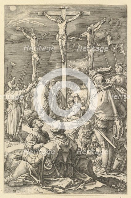 Christ on the Cross, from The Passion of Christ, ca. 1598-1617. Creator: Unknown.