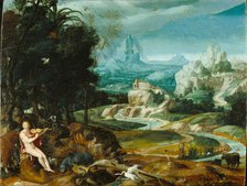 Landscape with Orpheus, 16th century, about 1570. Creator: Unknown.