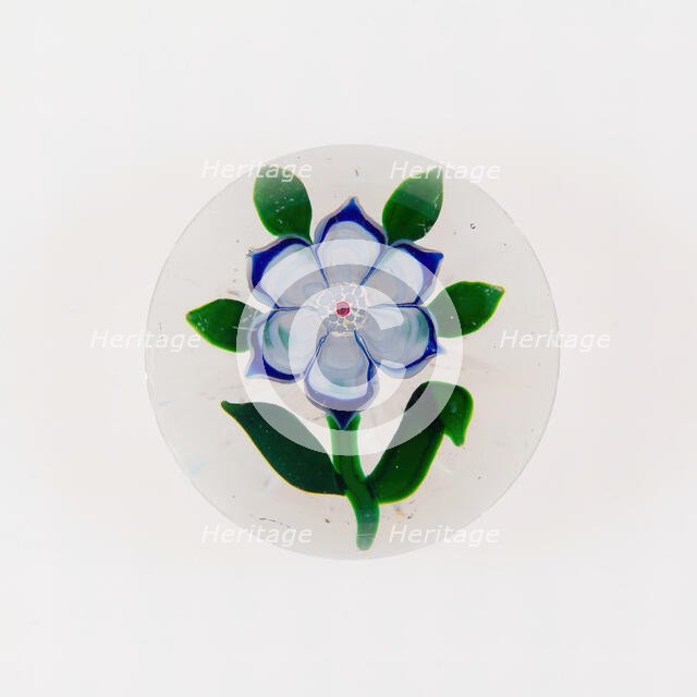 Paperweight, Baccarat, c. 1845-60. Creator: Baccarat Glasshouse.