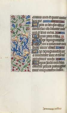 Book of Hours (Use of Rouen): fol. 76v, c. 1470. Creator: Master of the Geneva Latini (French, active Rouen, 1460-80).