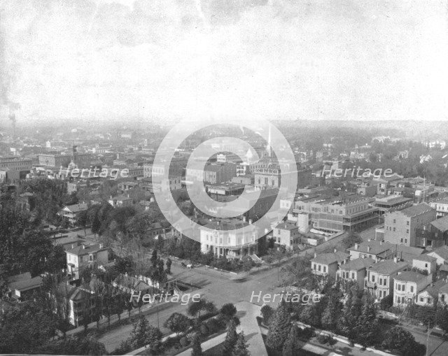 Sacramento, California, from the Dome of the Capitol, USA, c1900. Creator: Unknown.