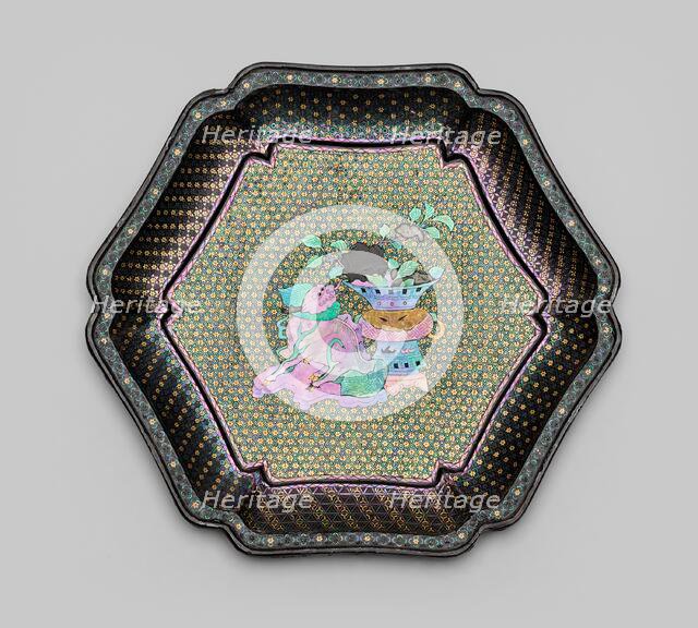 Dish with Images of Ancient Bronzes, Qing dynasty (1644-1911). Creator: Unknown.