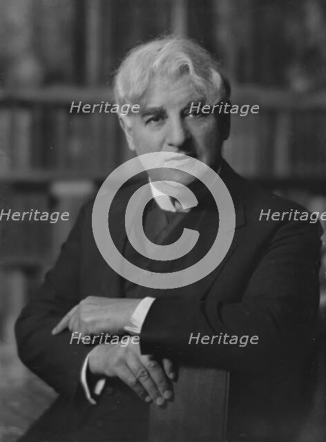 David Belasco, portrait photograph, 1918 Apr. 6. Creator: Arnold Genthe.