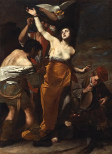 The Martyrdom of Saint Agatha, ca 1619. Creator: Stanzione, Massimo (ca. 1585-ca. 1658).
