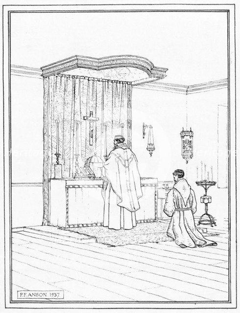 Greyfriars, Walsingham, Norfolk, 1937. Artist: Peter Frederick Anson.