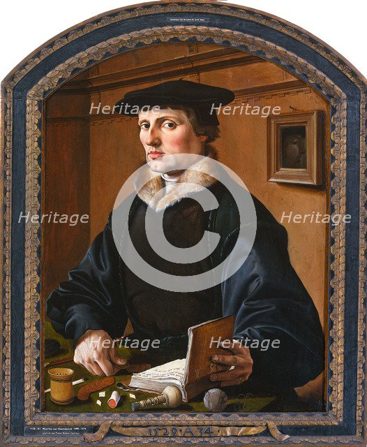 Portrait of a man, 1529. Artist: Heemskerck, Maarten Jacobsz, van (1498-1574)