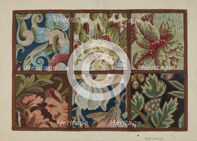 Afghan Throw, c. 1938. Creator: Erwin Stenzel.