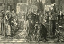 'Coronation at Cracow of Louis I of Hungary as King of Poland', (1370), 1890.   Creator: Unknown.