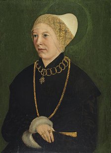 Portrait of a Woman (Anna Fugger?), 1518. Creator: Master of the Monogram TK.