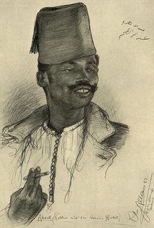Abdul, waiter at the Aswan Hotel, Egypt, 1898.  Creator: Christian Wilhelm Allers.