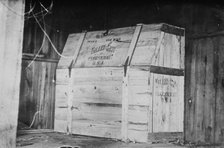 Dynamite box at Indianapolis, (Jones Barn), 1910. Creator: Bain News Service.