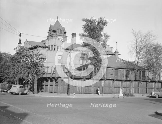 Possibly: The famed stockade, Yakima, Washington, 1939. Creator: Dorothea Lange.