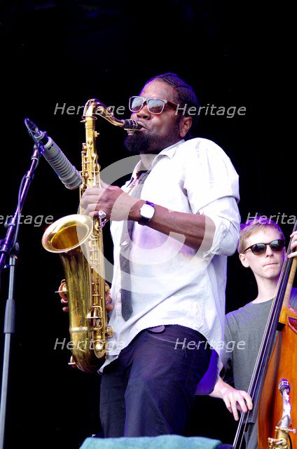 Soweto Kinch, Love Supreme Jazz Festival, Glynde, East Sussex, 2013. Artist: Brian O'Connor