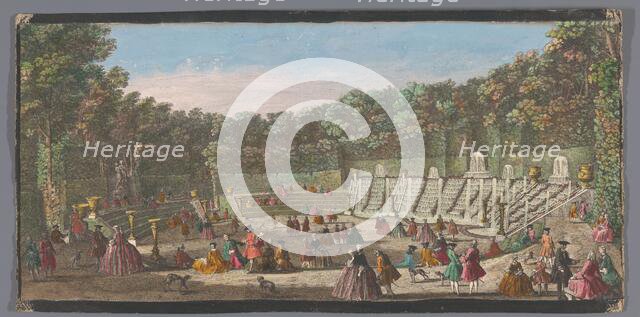 View of the Salle The ball in the garden of Versailles, 1700-1799. Creators: Anon, Jacques Rigaud.