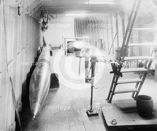 Destroyer between decks, between 1882 and 1901. Creator: Unknown.