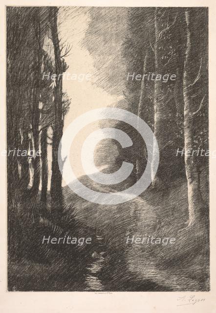 Landscape at Bouleaux. Creator: Alphonse Legros (French, 1837-1911).